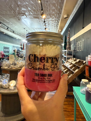 Cherry crumb pie bakery candle