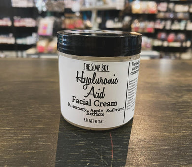 Hydraulic acid facial cream