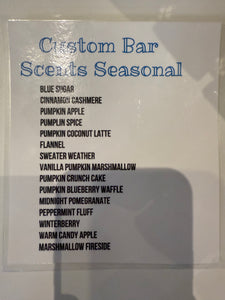 Custom items - choose scent to be added