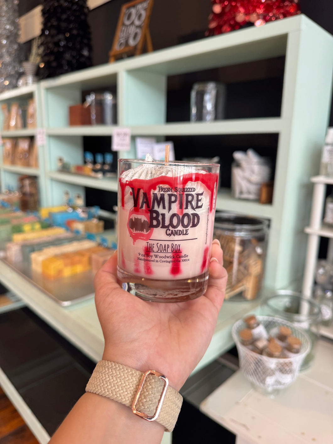 Vampire bakery candles