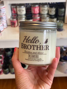 Hello, Brother candle