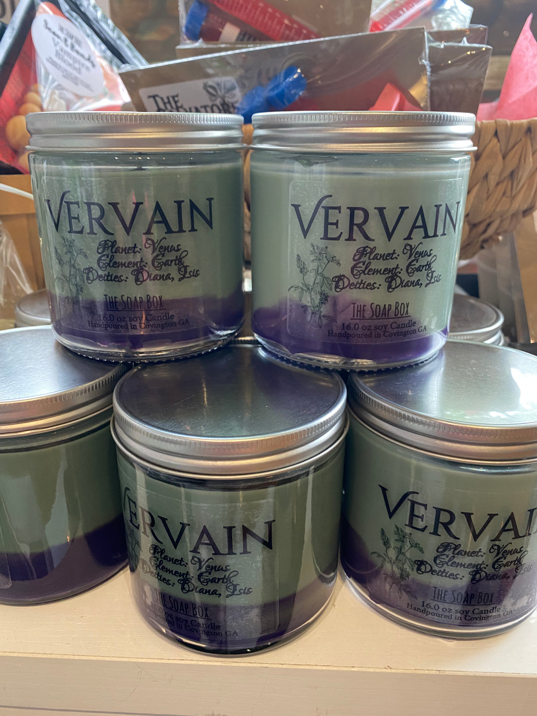 Vervain candles- and wax melt choose size - New
