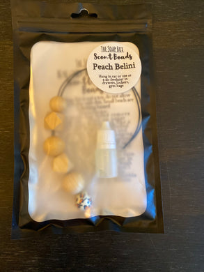 Refill bottle for scented car beads